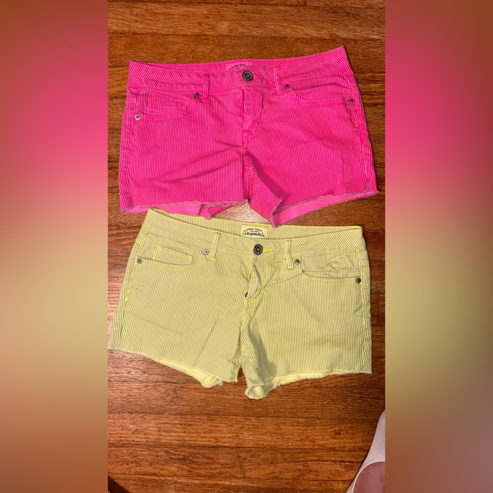 Aeropostale Neon Shorts 7/8